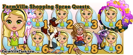 FarmVille Shopping Spree Quests