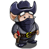 Black Top Bandit Gnome