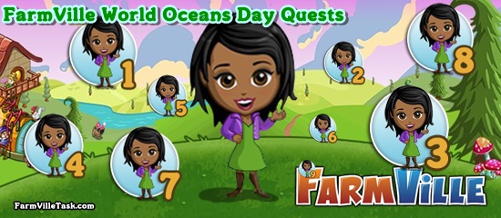 FarmVille World Oceans Day Quests