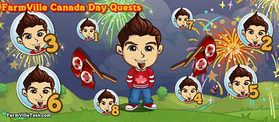 FarmVille Canada Day Quests