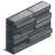 Black Slate Block