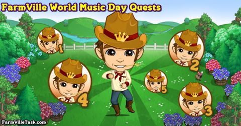 FarmVille World Music Day Quests